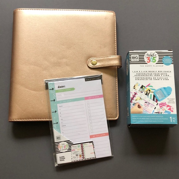 The Happy Planner Other - The Happy Planner Case Paper and Punch Bundle